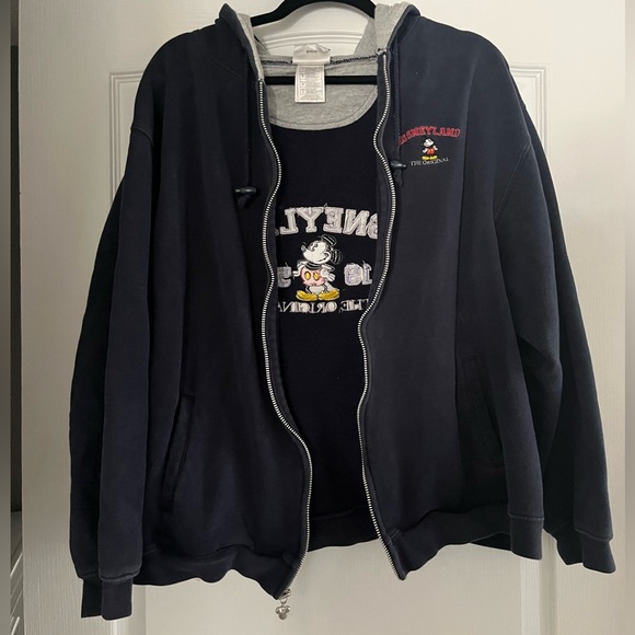 Vintage DISNEYLAND the Original Zip Up Hoodie - Picture 3 of 9